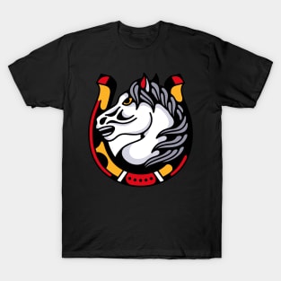 Horse and horseshoe T-Shirt